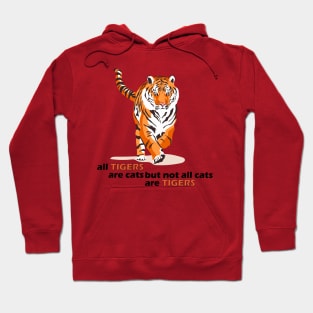 Not all cats are tigers Hoodie